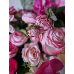 Wieniec na drzwi wiosenny, kwiatowy różowy 